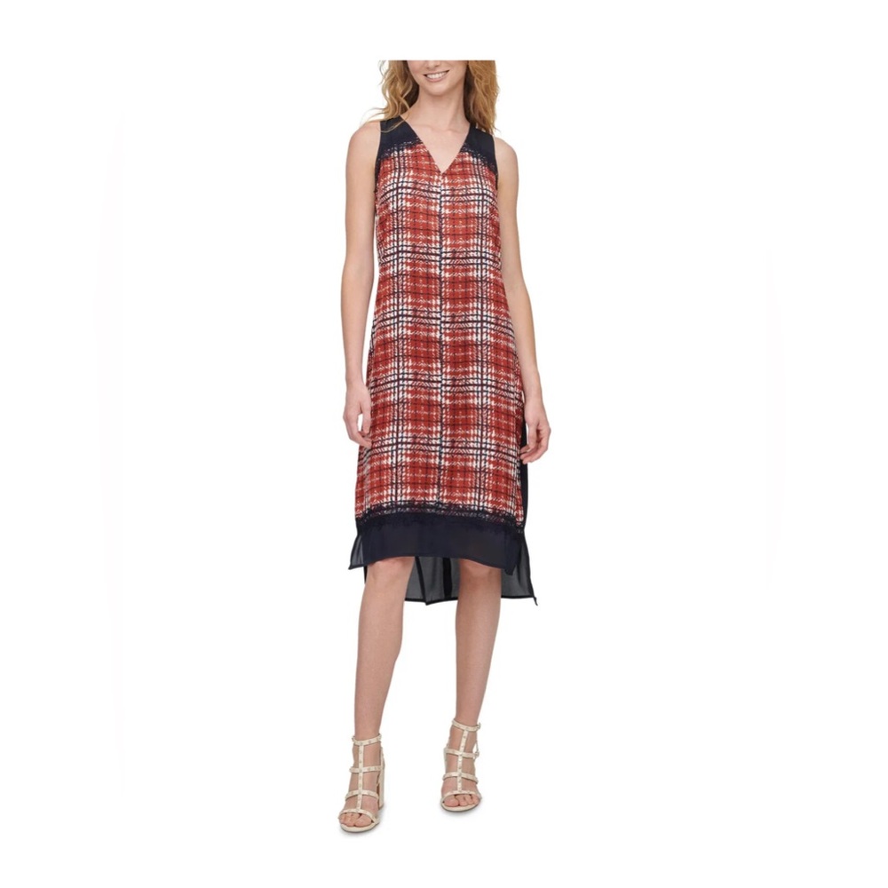 DKNY Printed Sleeveless Shift Dress $115 (NWT)